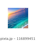 海に沈む太陽 116899451