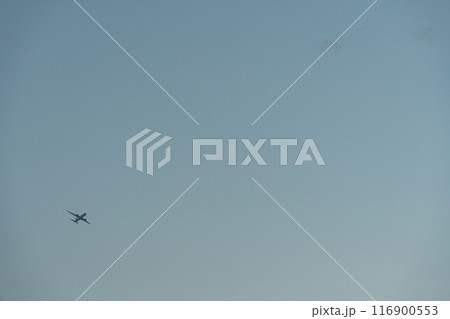 雲の中を飛ぶ飛行機 116900553