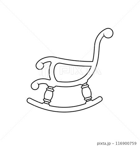 Rocking chair icon Rocking chair icon 116900759