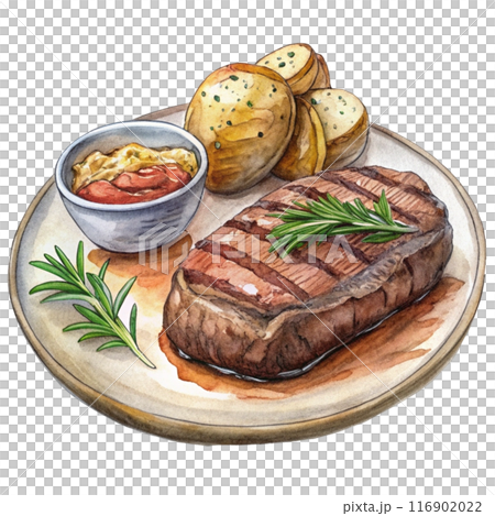 Ribeye Steak Clipart  116902022