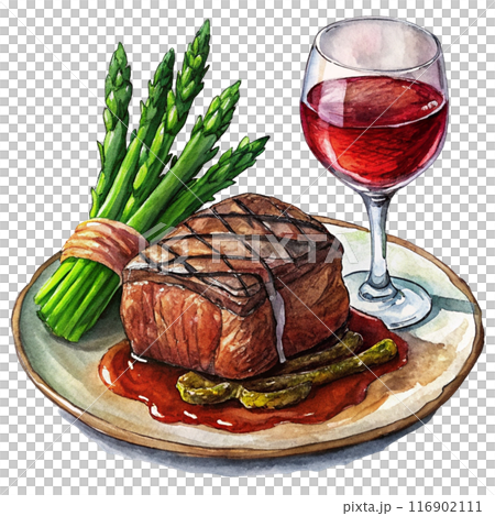 Filet Mignon Steak Clipart  116902111