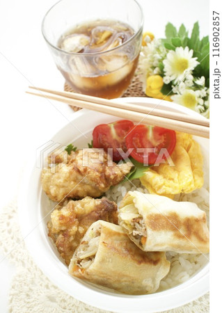 唐揚げ春巻き弁当 唐揚げ春巻き弁当 116902857