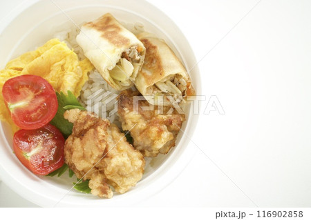 唐揚げ春巻き弁当 唐揚げ春巻き弁当 116902858