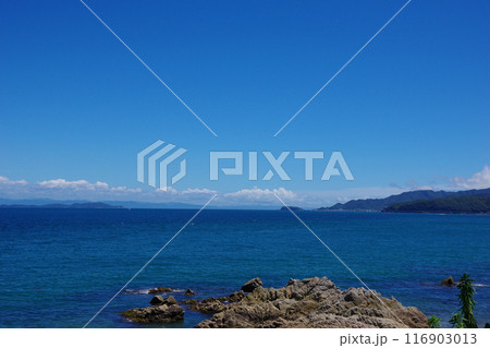 兵庫県淡路島　友ヶ島・成ヶ島方面を望む 116903013