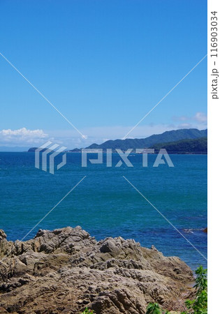 兵庫県淡路島　由良・成ヶ島方面を望む 116903034