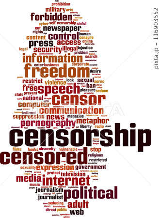 Censorship word cloud 116903552