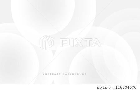 White abstract modern geometric background with circles. White abstract modern geometric background with circles. 116904676