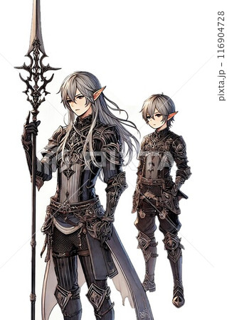 エルフの騎士　シルヴァ　幼少期 116904728