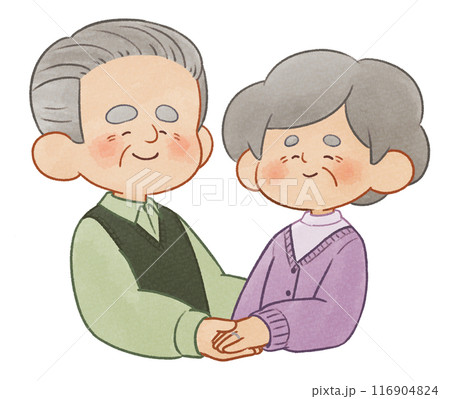 おじいさんとおばあさん 116904824
