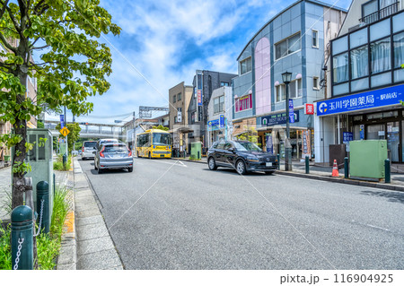 東京都町田市の都市風景　玉川学園前駅 116904925