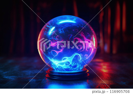 Magic ball. Divination. Prediction of the future. Witch accessories. Magic ball. Divination. Prediction of the future. Witch accessories. 116905708