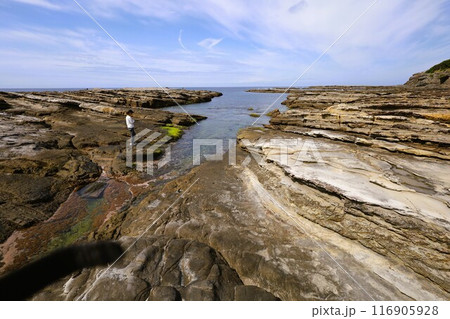 春、初夏、夏の和歌山、南紀、白浜、グランピングで焚火とブルーラグーンの海を散策、鳥毛洞窟や日置川 116905928