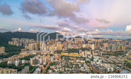 July 5 2024 the residential district at kowloon tong, hk 116906251