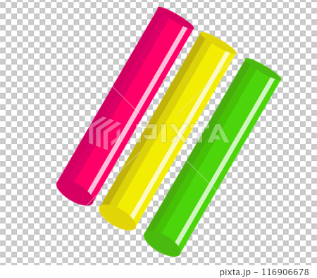 Baton for athletic meet. Relay baton. Vector illustration Baton for athletic meet. Relay baton. Vector illustration 116906678