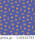 African ethnic seamless pattern. Tribal background 116910783