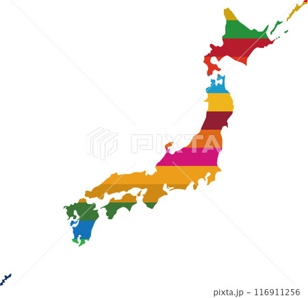 SDGsカラーの日本 116911256