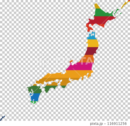 SDGsカラーの日本 116911256