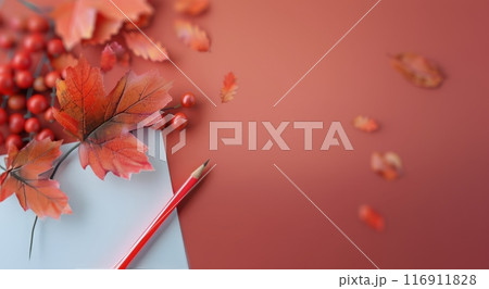 Red Leaves in Soft Light Red Leaves in Soft Light 116911828