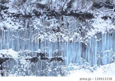 白川氷柱群 長野県 木曽町 白川氷柱群 長野県 木曽町 116913156