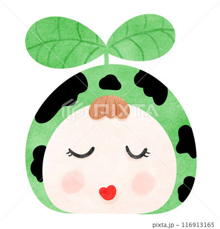 a cartoon duck wearing a green hat and green scarf, Duck in a military hat 116913165