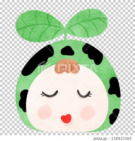 a cartoon duck wearing a green hat and green scarf, Duck in a military hat 116913165