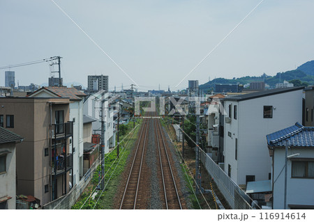 跨線橋から見た風景 跨線橋から見た風景 116914614