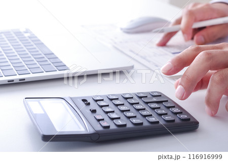 金融のプロが財務の管理をするイメージ 金融のプロが財務の管理をするイメージ 116916999