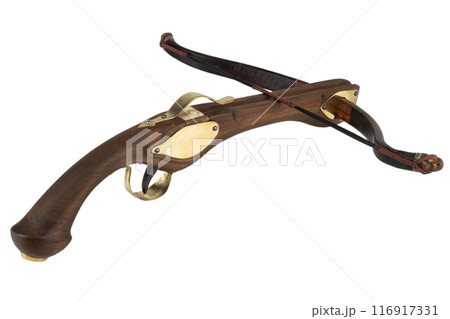 small crossbow isolated on white 116917331