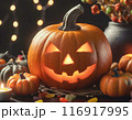 ハロウィンのカボチャ　 (AI生成画像) 116917995