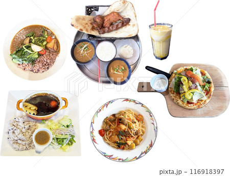 切り抜き素材セットー洋食料理2 116918397