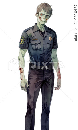 警察官ゾンビ 116918477