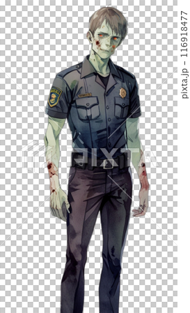 警察官ゾンビ 116918477
