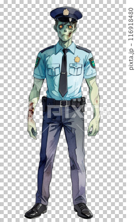 警察官ゾンビ 116918480