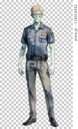 警察官ゾンビ 116918482