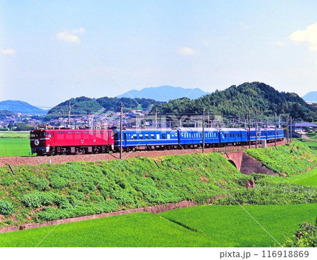 鹿児島本線を走る寝台特急はやぶさ号 116918869