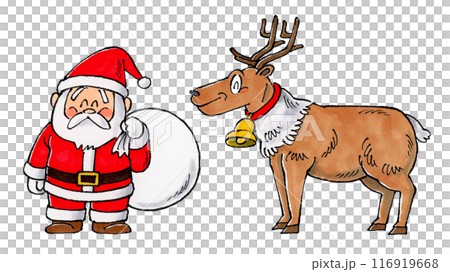 聖誕老人和馴鹿 聖誕老人和馴鹿 116919668