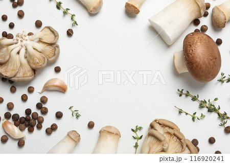 Mushrooms, concept of autumn food, autumn harvest Mushrooms, concept of autumn food, autumn harvest 116920241