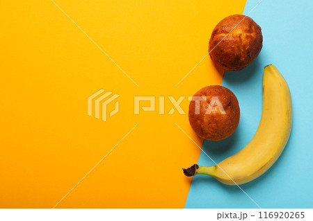 Tasty food with banana, concept of tasty food with banana Tasty food with banana, concept of tasty food with banana 116920265