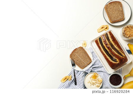 Tasty food with banana, concept of tasty food with banana Tasty food with banana, concept of tasty food with banana 116920284