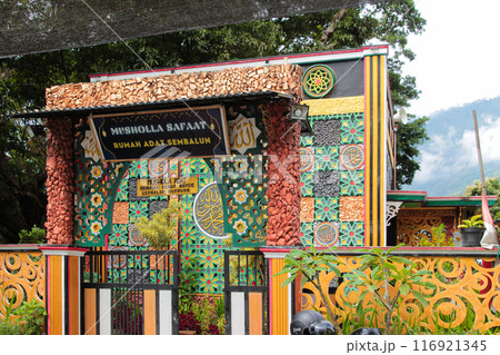 Safaat prayer room, Sembalun traditional house, Lombok, Indonesia Safaat prayer room, Sembalun traditional house, Lombok, Indonesia 116921345