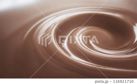 溶けたチョコレートの3DCG　 116921710