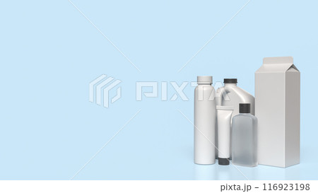 The white product package for food or Business concept 3d rendering. The white product package for food or Business concept 3d rendering. 116923198