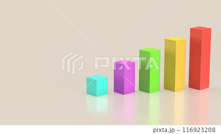 The chart for Business concept 3d rendering. The chart for Business concept 3d rendering. 116923208