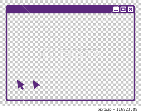 Simple homepage illustration 116923389