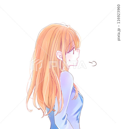 溜息をついている女性会社員 溜息をついている女性会社員 116923960
