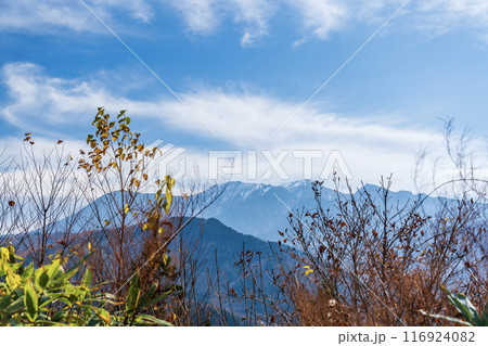 大平御嶽展望台から見た御嶽山 大平御嶽展望台から見た御嶽山 116924082