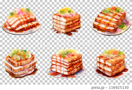 Tonkatsu Png Illustration Set 116925130