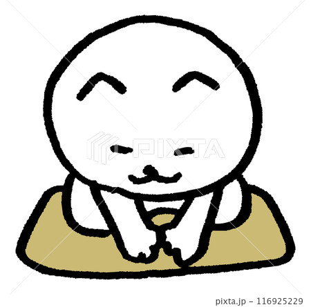 目が細いかわいい白猫のキャラの日常 116925229