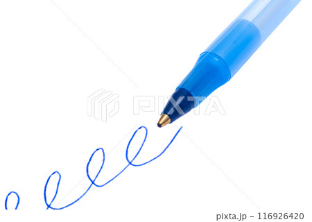 blue pen isolated blue pen isolated 116926420