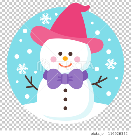 cute snowman 116926552